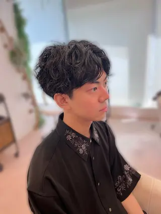 パーマ メンズ 💠つたふうか/ 韓国/メンズヘア💠のヘアスタイル