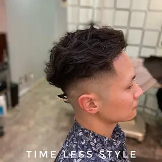 パーマ メンズ Back  bone barberのヘアスタイル