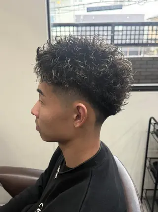 ショート パーマ メンズ 京都/伏見/メンズ MARUのヘアスタイル