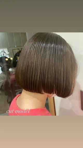 ショート 艶カラー/韓国風ヘア 🩵shioneのヘアスタイル