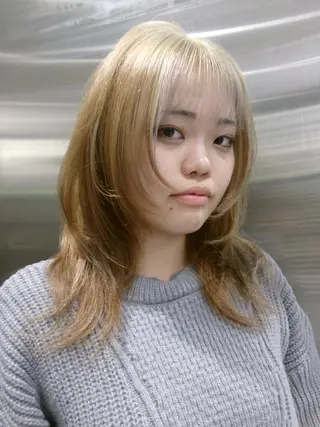 ミディアム カラー 似合わせ SHOYAのヘアスタイル