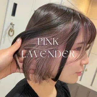 ショート カラー ハイトーン/暖色/ 眉/メイク/Rinaのヘアスタイル