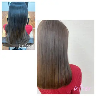 セミロング カラー GRANLUSSO 〜グランルッソ駅前店所属・木口 嘉美のヘアスタイル