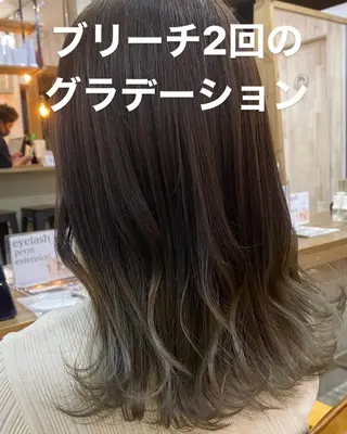 カラー パーマ ヘアアレンジ メンズ キッズ ネイル マツエク・マツパ Saffyハリウッド トリートメント◎のヘアスタイル