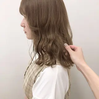 セミロング カラー ParveMix / 横谷 日菜子🍨♡のヘアスタイル