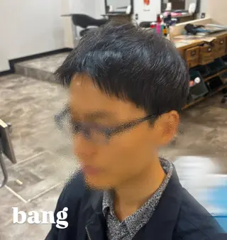 ショート メンズ 🌙透明感カラー／ 丁寧施術｜松本のヘアスタイル