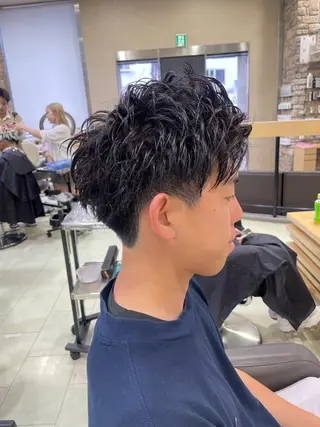 メンズ レイヤー/スパイキー ショート/坂本翔のヘアスタイル