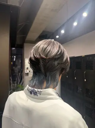 カラー ルシ🌈/ハイトーン デザインカラー/町田のヘアスタイル