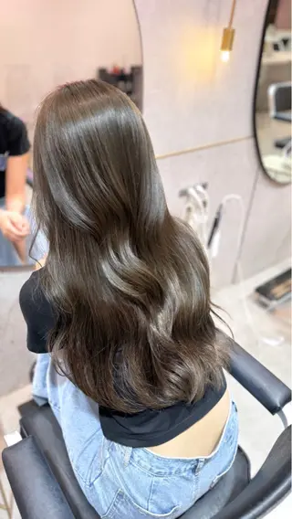 ロング 🎀しゅな/韓国 レイヤー/透明感♡のヘアスタイル