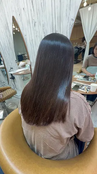 ロング 髪質改善✨縮毛矯正 ショートボブ/ともきのヘアスタイル