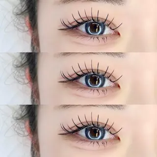 マツエク・マツパ eye＋nano所属・韓国風束感まつ毛🩵 Nozomiのマツエク・マツパデザイン