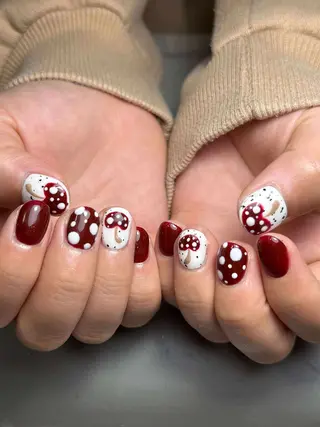 ネイル ユリ🎀長さだし/ パラジェル/持ち込みのネイルデザイン