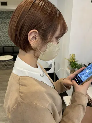 ショート カラー MAIKO 【中崎・茶屋町】のヘアスタイル