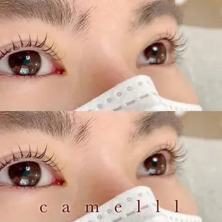 マツエク・マツパ 【那覇/束感まつ毛】 キャメルのマツエク・マツパデザイン