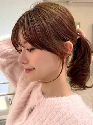 ロング レイヤー/韓国/ 顔周り/しんやのヘアスタイル