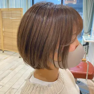 ショート うる艶カラー 🫶🏼💭mikaのヘアスタイル