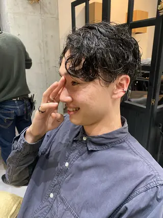 ミディアム メンズ Dxxxx III所属・女性目線の大人 メンズ*Ayakaのヘアスタイル