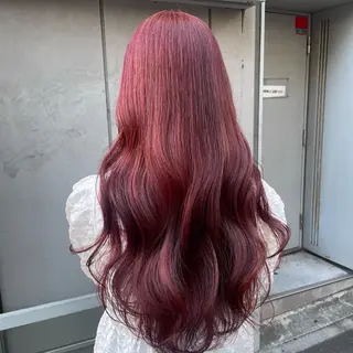 セミロング カラー 大人っぽ♡上品な暖色 ♡ブリーチなし♡のヘアスタイル