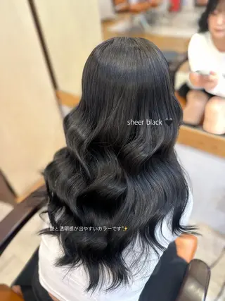 ロング カラー 🍓イチゴ/透明感 /カラーモデル🍓のヘアスタイル