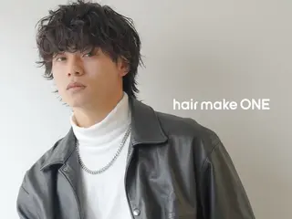 パーマ メンズ メンズパーマ/ 岩本遼のヘアスタイル