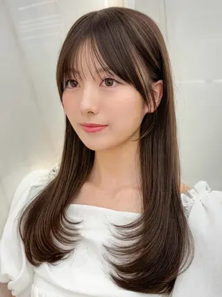 ロング 🌿レイヤー/暖色/ 艶カラー/Rukiのヘアスタイル