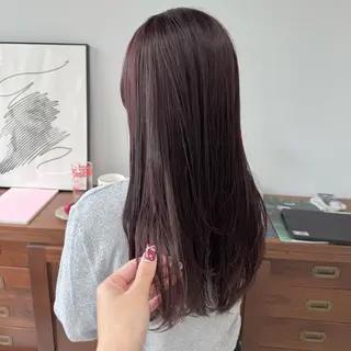 ロング 仲村安葉/暖色カラー 透明感カラー🧊のヘアスタイル