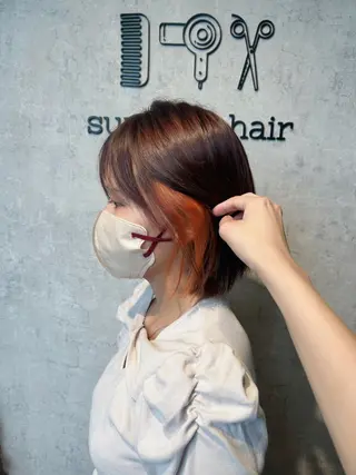 ショート カラー suri-ru hair【スリールヘアー】所属・FURUSAWA AOIのヘアスタイル