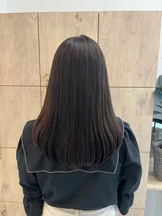 セミロング 庄司 美佑樹のヘアスタイル