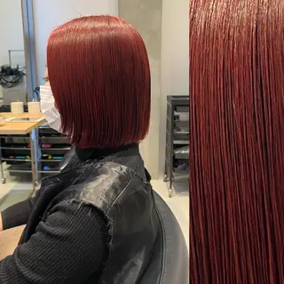 ミディアム カラー ヘアアレンジ stylist ◎RUKI.のヘアスタイル