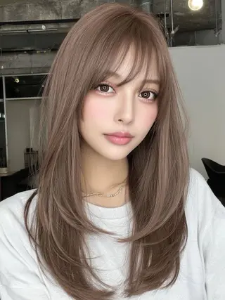 ロング カラー 🌛ダブルカラー 🌜SAYAKAのヘアスタイル