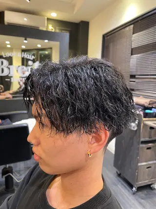 パーマ メンズ 大谷 洸生のヘアスタイル