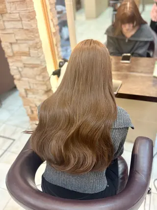 ロング カラー 🎀透明感カラー 🐈ナズナのヘアスタイル