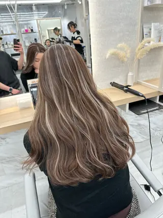 ロング 新宿No.1艶髪矯正 美艶カラー/FUKAのヘアスタイル