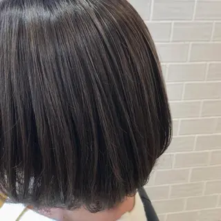 ショート カラー 艶カラー/韓国顔周り 🎀mamiのヘアスタイル