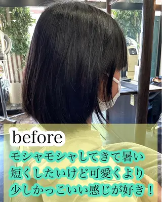 ショート キッズ 安藤 まどかのヘアスタイル