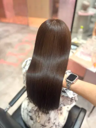 ロング カラー 上品うるツヤ韓国ヘア 🤍Hana/川崎のヘアスタイル