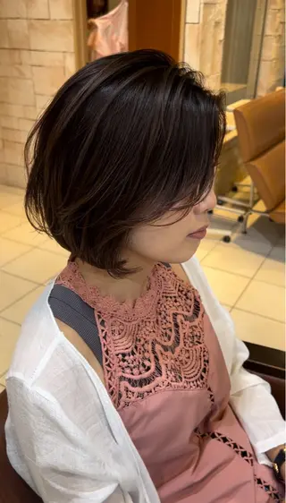 ショート 川崎レイヤーカット /江口真正のヘアスタイル