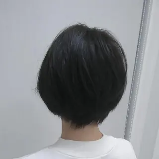 ショート カラー 💎大人ハイライト 💎上杉一也💎のヘアスタイル