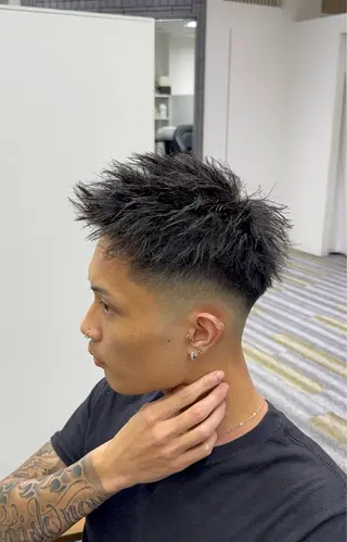 ショート パーマ メンズ 【メンズ特化】岩瀬 武【メンズパーマ】のヘアスタイル