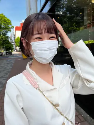 ショート カラー 全国1位🥇世界5位 小野田　礼花のヘアスタイル