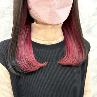 ミディアム カラー 美容室mellow所属・伊丹 晴香のヘアスタイル