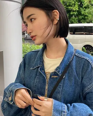 ショート 透明感カラー/ 髪質改善✨️💞萌愛のヘアスタイル