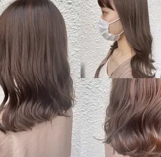 ロング ブリーチなしWカラー 🎀韓国ヘア/amiのヘアスタイル