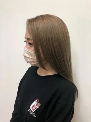 セミロング カラー ヘアアレンジ ❣️倉敷❣️美髪 カラー能登一成のヘアスタイル