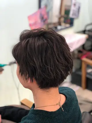 ショート カラー ✂️髪質改善 kane✂️のヘアスタイル