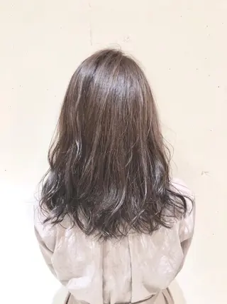ミディアム カラー パーマ ヘアアレンジ 【ツヤ髪美容師】 ツダケイスケのヘアスタイル
