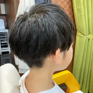 メンズ キッズ Well‘s黒木🌿 レイヤー💎寒色のヘアスタイル