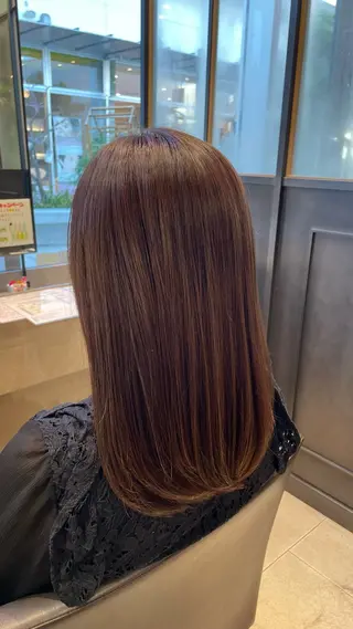 セミロング Lolonois 森ノ宮/RINのヘアスタイル