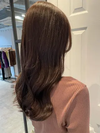 セミロング カラー 中目黒🌼 🌼ハナのヘアスタイル