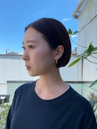 ショート カラー ヘアアレンジ 押切 響　のヘアスタイル